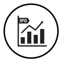 IPO Initial public offering icon