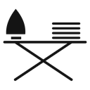 Ironing table icon