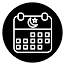 Islamic calendar icon