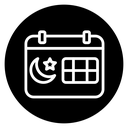 Islamic calendar icon