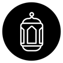 Islamic lantern icon