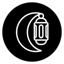 Islamic lantern icon