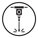 Jack hammer icon