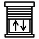 Jalousie Adjustment Arrows icon