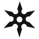Japanese ninja shuriken icon