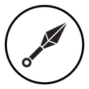Japanese ninja shuriken icon