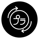 Japanese recycling symbol icon