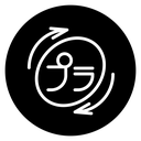 Japanese recycling symbol icon