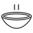 Japanese soup bowl icon