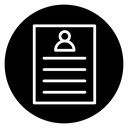 Job candidate icon