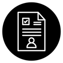 Job candidate icon