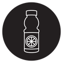 Juice bottle icon