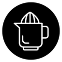 Juicer squeezer icon