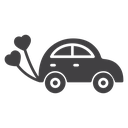 Just married Black Filled icon