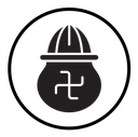 Kalash with coconut icon