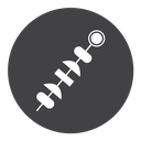 Kebab Black Filled icon