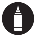 Ketchup and Mustard Squeeze Bottle icon