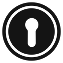 Key hole icon