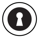 Key hole icon