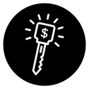Key to success icon