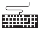 Keyboard vector icon