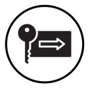 Keycard access icon