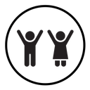 Kids or children icon