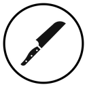 Kitchen knife icon