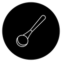 Kitchen ladle icon