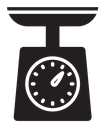 Kitchen scale icon