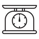 Kitchen scales icon