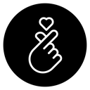 Korean heart icon
