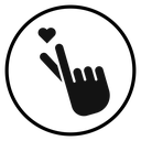 Korean heart icon