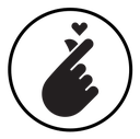 Korean heart icon
