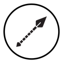 Kunai throwing knife icon