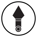 Kunai throwing knife icon