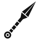 Kunai throwing knife icon