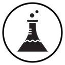 Lab flask icon