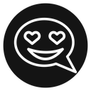 Lady Love Smiley Message icon