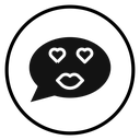 Lady Love Smiley Message icon