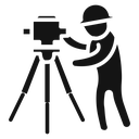Land surveyor icon