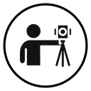 Land surveyor icon