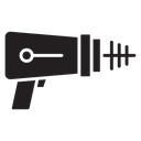 Laser gun icon