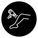 Laser hair removal icon