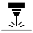 Laser machine icon