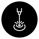Lasik laser eye surgery icon