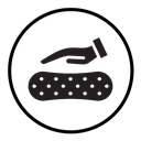 Latex mattress material icon