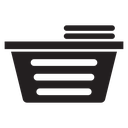 Laundry hamper icon