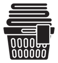 Laundry hamper icon