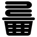 Laundry hamper icon